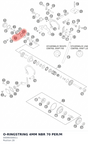 Diagram preview: O-RINGSTRING 4MM NBR 70 PER/M (00099300011)