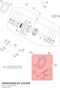 Diagram preview: DRIVETRAIN KIT 13Z/50Z (SPA113U50KM118A)