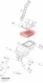 Diagram preview: AIRFILTER (90106015000)