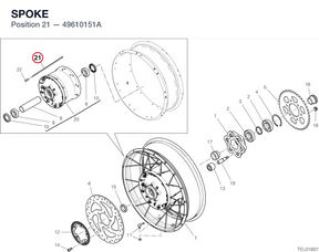 SPOKE 49610151A diagram position