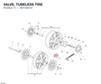 VALVE, TUBELESS TIRE