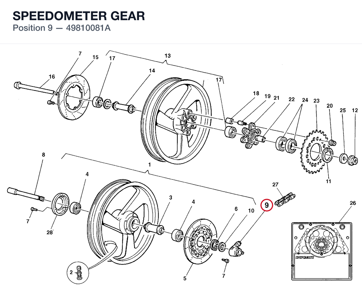 SPEEDOMETER GEAR