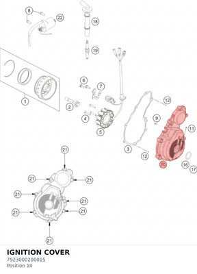 Diagram preview: IGNITION COVER (7923000200015)