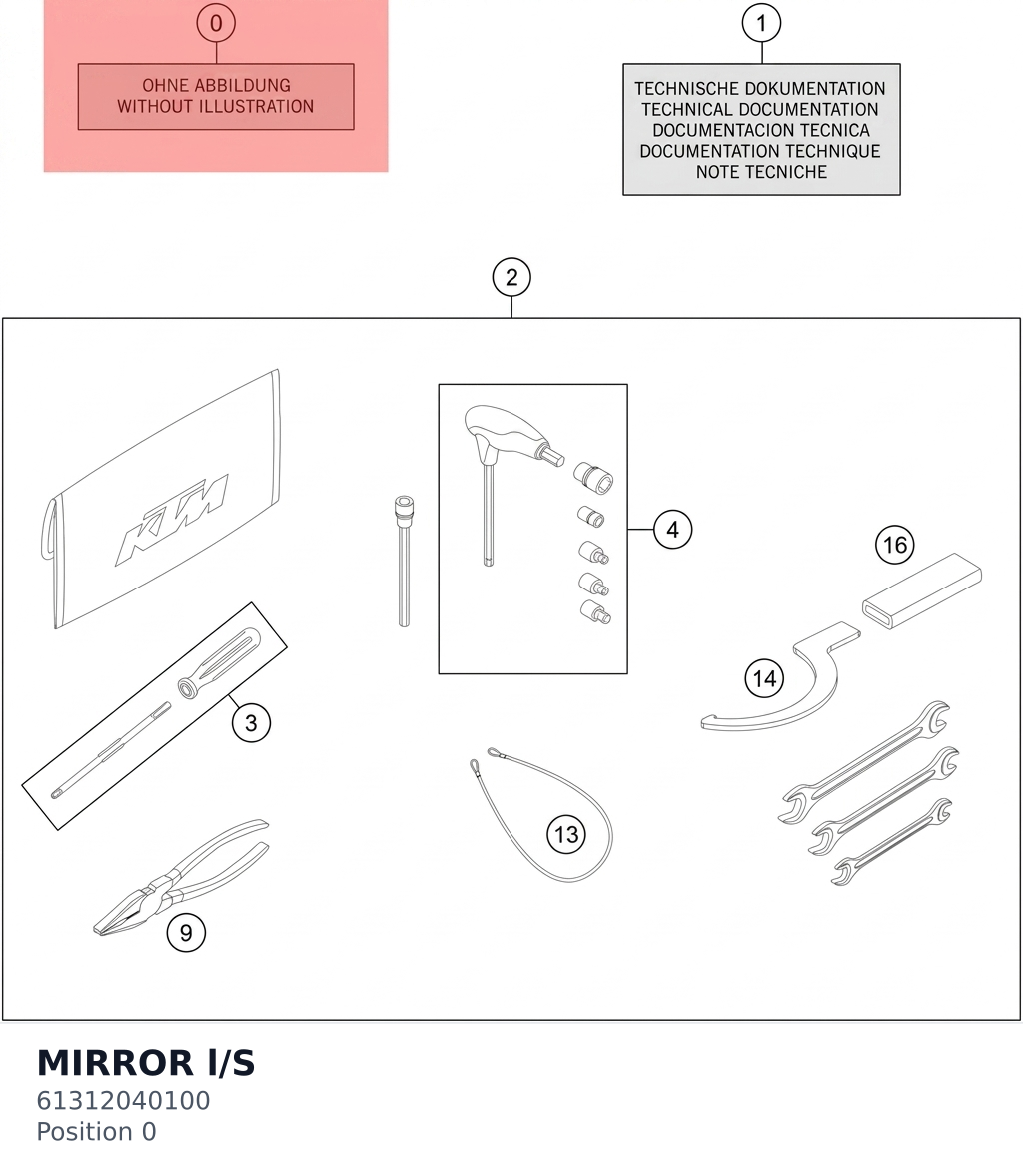 Diagram preview: MIRROR l/S (61312040100)