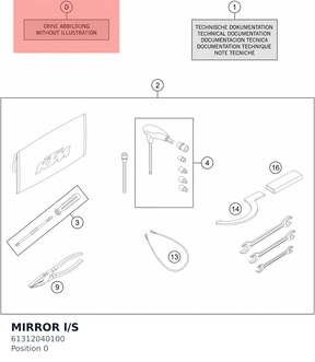 Diagram preview: MIRROR l/S (61312040100)