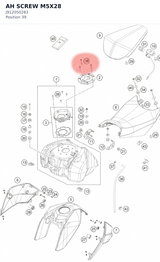 Diagram preview: AH SCREW M5X28 (J912050283)