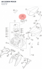Diagram preview: AH SCREW M5X28 (J912050283)