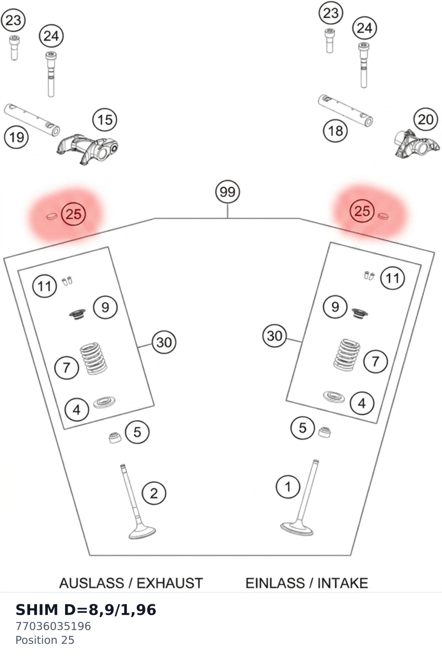 Diagram preview: SHIM D=8,9/1,96 (77036035196)