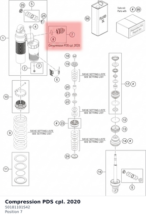 Diagram preview: Compression PDS cpl. 2020 (50181101S42)
