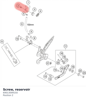 Diagram preview: Screw, reservoir (69013099150)