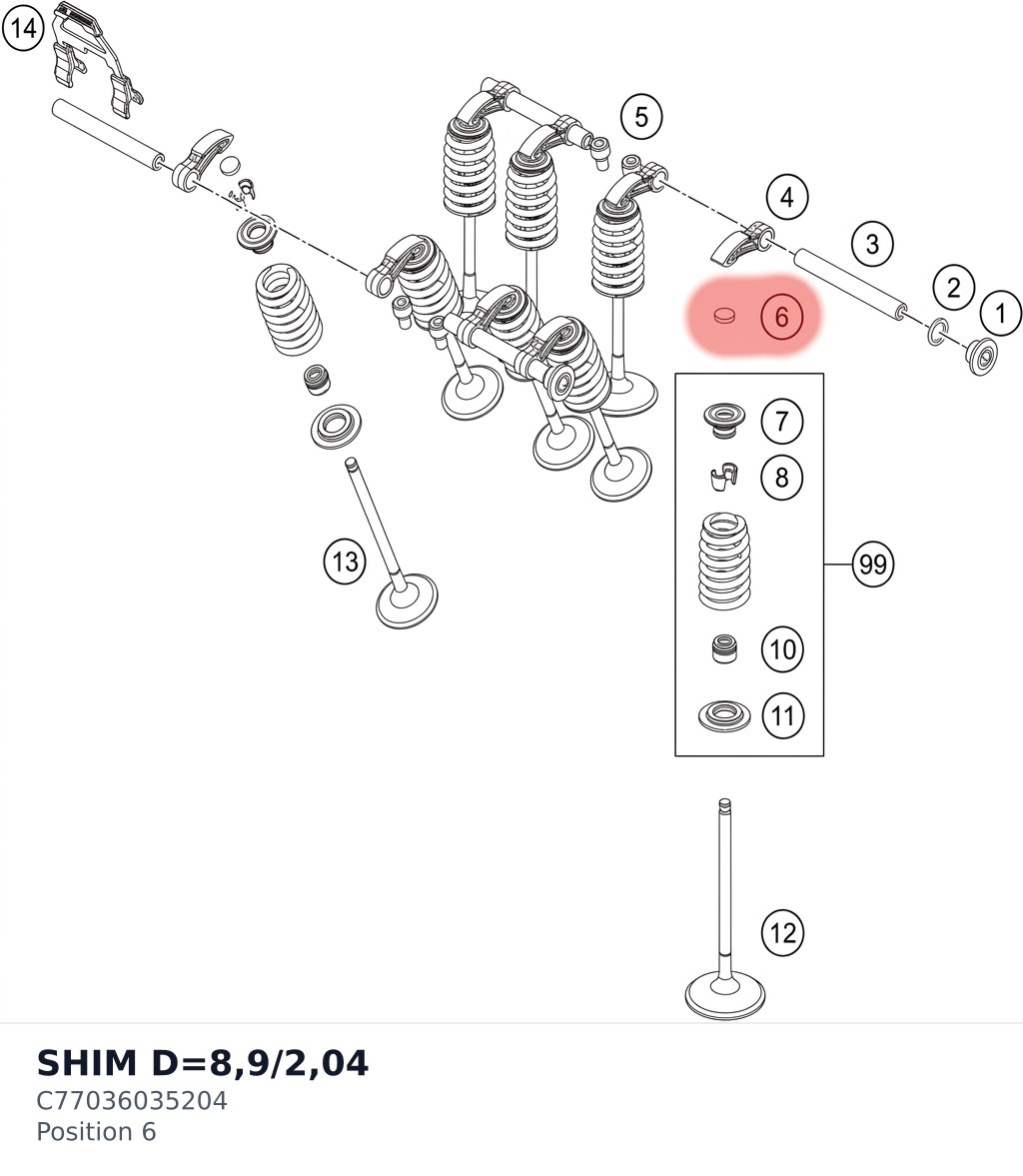 Diagram preview: SHIM D=8,9/2,04 (C77036035204)