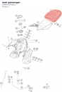 Diagram preview: seat passenger (C64607047000C1)