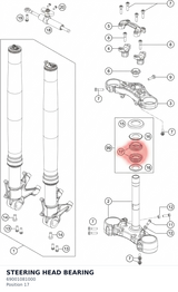 Diagram preview: STEERING HEAD BEARING (69001081000)