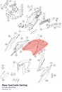 Diagram preview: Rear fuel tank fairing (61708049000EBA)
