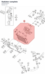 Diagram preview: Radiator complete (93035010033)
