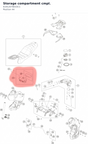 Diagram preview: Storage compartment cmpl. (61912078033C1)