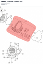 Diagram preview: INNER CLUTCH COVER CPL. (A46030001044)
