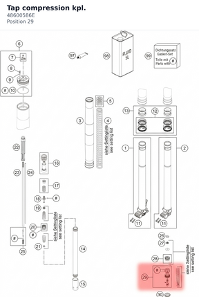 Diagram preview: Tap compression kpl. (48600586E)