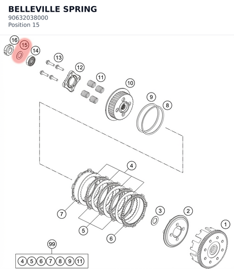 Diagram preview: BELLEVILLE SPRING (90632038000)