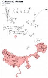 Diagram preview: MAIN WIRING HARNESS (A60611075000)