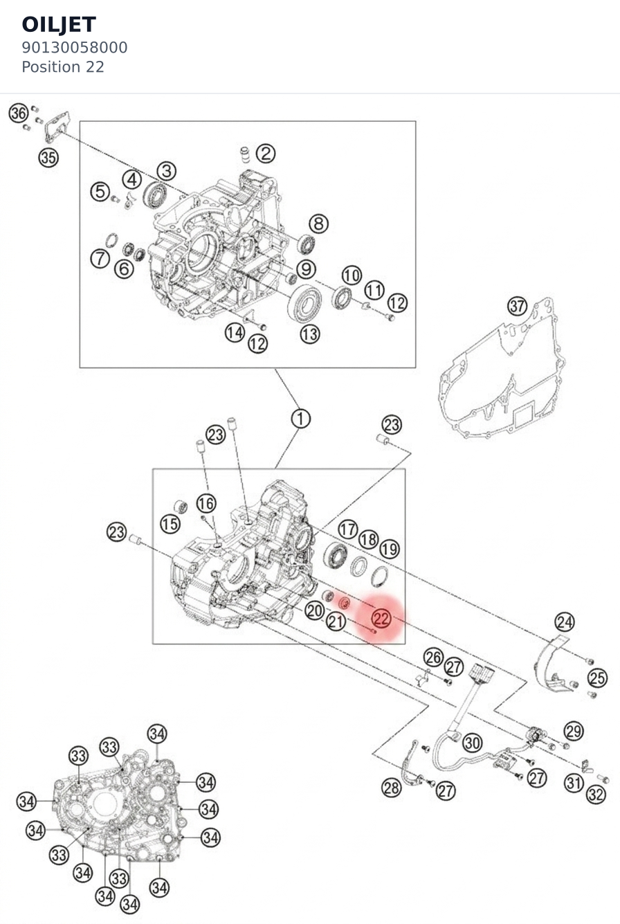 Diagram preview: OILJET (90130058000)