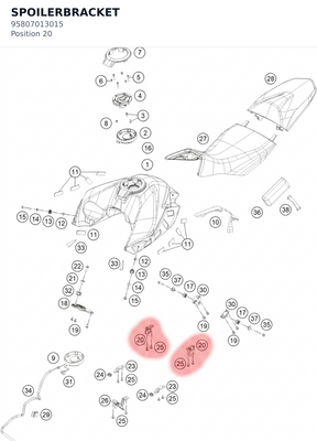 Diagram preview: SPOILERBRACKET (95807013015)