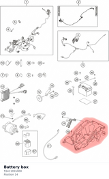 Diagram preview: Battery box (55411055000)