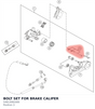 Diagram preview: BOLT SET FOR BRAKE CALIPER (54813082000)