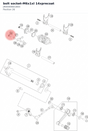 Diagram preview: bolt socket-M6x1xl 14xprecoat (J900000601804)