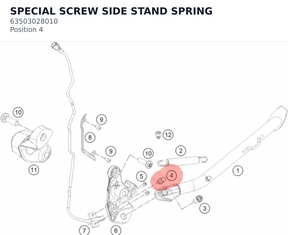 Diagram preview: SPECIAL SCREW SIDE STAND SPRING (63503028010)