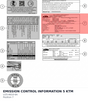 Diagram preview: EMISSION CONTROL INFORMATION 5 KTM (LI25-A610-6A)