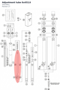 Diagram preview: Adjustment tube 6x453,6 (43570941)