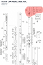 Diagram preview: SCREW CAP M51X1,5 REB. KPL. (48601050S)