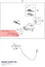 Diagram preview: BRAKE LEVER CPL. (A67513002044C1)