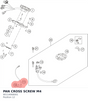 Diagram preview: PAN CROSS SCREW M4 (90114068001)