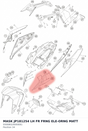 Diagram preview: MASK JP181254 LH FR FRNG ELE-ORNG MATT (93008024000EB1)