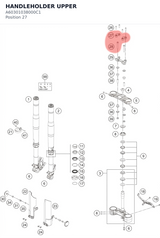 Diagram preview: HANDLEHOLDER UPPER (A60301038000C1)