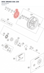Diagram preview: DISC BRAKE DIA 230 (94510060000)