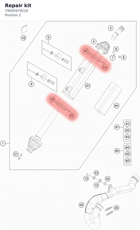 Diagram preview: Repair kit (79005979220)