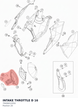 Diagram preview: INTAKE THROTTLE D 16 (79406012050)