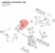 Diagram preview: catalytic converter cpl. (93605008000)