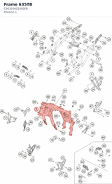 Diagram preview: Frame 635TB (C90303001000EB)