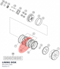 Diagram preview: LINING DISK (90132011000)