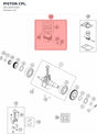 Diagram preview: PISTON CPL. (90130007000)