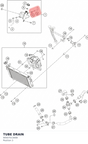 Diagram preview: TUBE DRAIN (90507013008)