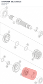 Diagram preview: STOP DISK 20,2X28X1,5 (60033040015)