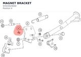 Diagram preview: MAGNET BRACKET (93503029000)