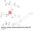 Diagram preview: SPECIAL SCREW STAND SPRING WITH PRECOTE (76503028101)