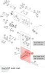Diagram preview: Gear shift lever cmpl. (61734931033)