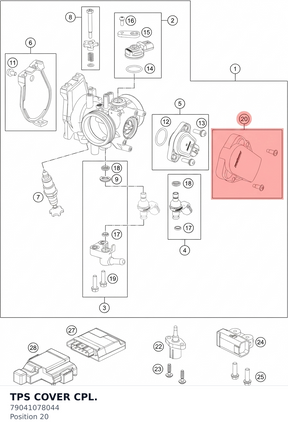 Diagram preview: TPS COVER CPL. (79041078044)